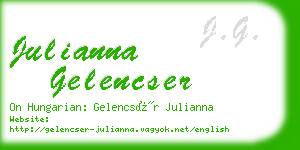 julianna gelencser business card